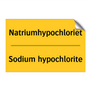 Natriumhypochloriet - Sodium hypochlorite