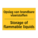 Opslag van brandbare vloeistoffen - Storage of flammable liquids