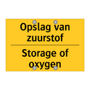 Opslag van zuurstof - Storage of oxygen