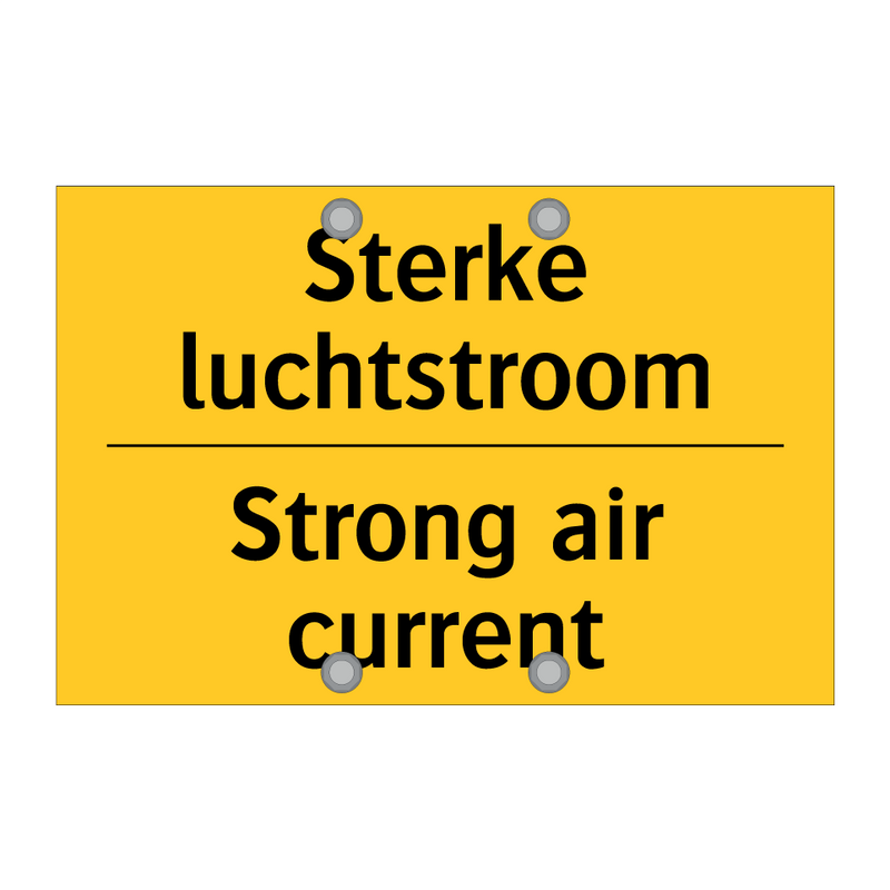 Sterke luchtstroom - Strong air current