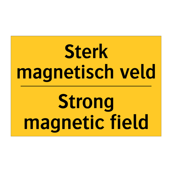 Sterk magnetisch veld - Strong magnetic field