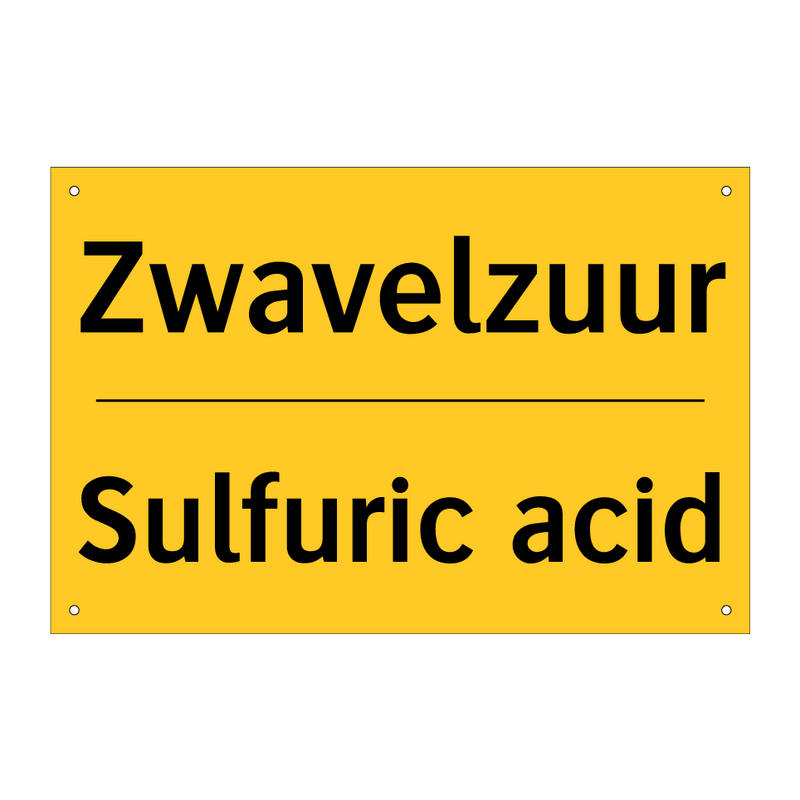 Zwavelzuur - Sulfuric acid