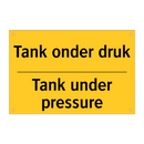 Tank onder druk - Tank under pressure