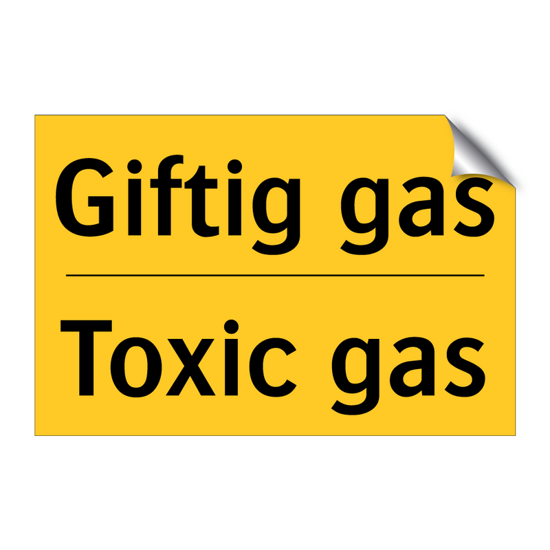 Giftig gas - Toxic gas