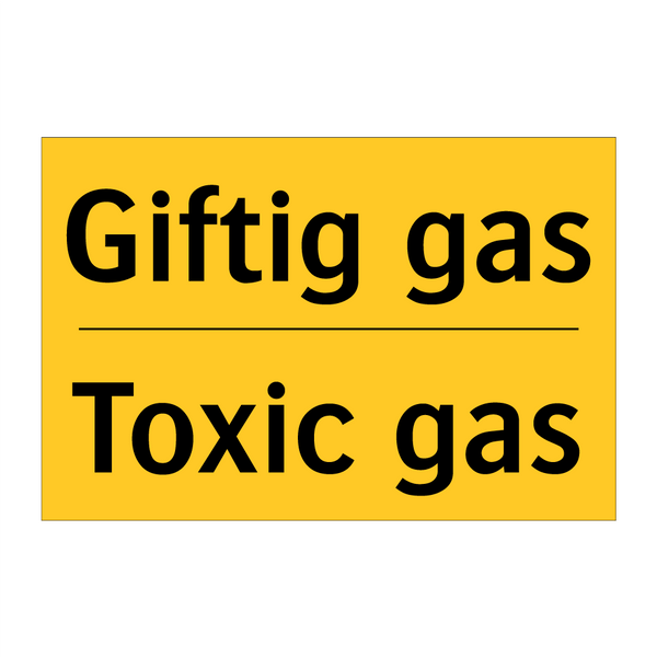 Giftig gas - Toxic gas