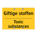 Giftige stoffen - Toxic substances
