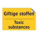 Giftige stoffen - Toxic substances