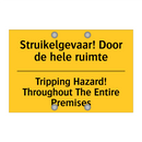 Struikelgevaar! Door de hele ruimte - Tripping Hazard! Throughout The Entire Premises