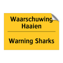 Waarschuwing Haaien - Warning Sharks