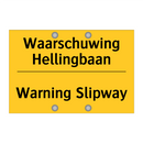 Waarschuwing Hellingbaan - Warning Slipway