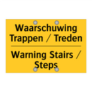Waarschuwing Trappen / Treden - Warning Stairs / Steps