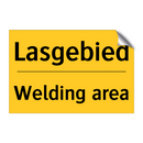 Lasgebied - Welding area