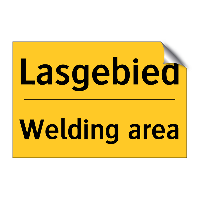 Lasgebied - Welding area
