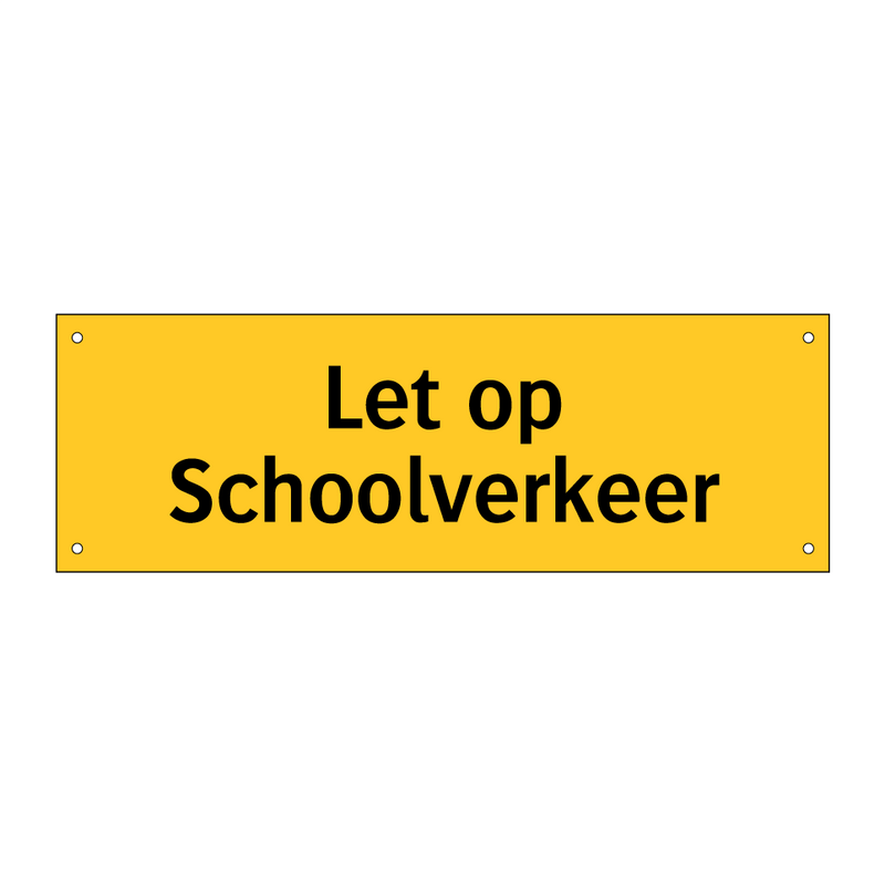 Let op Schoolverkeer