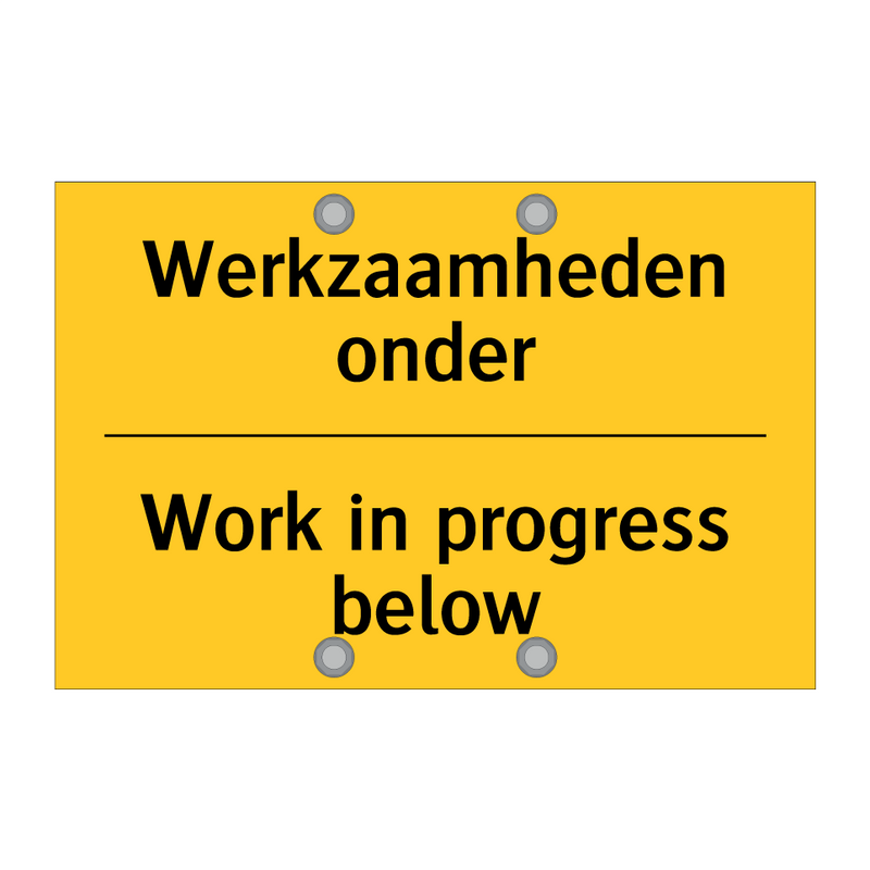 Werkzaamheden onder - Work in progress below