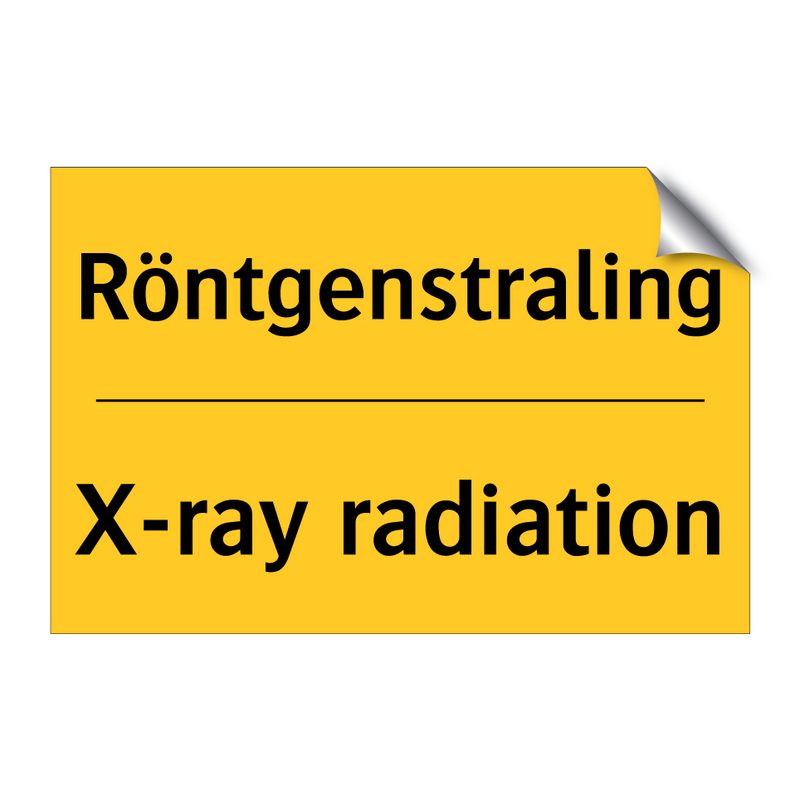 Röntgenstraling - X-ray radiation
