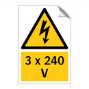3 x 240 V