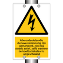 Alle onderdelen die dienovereenkomstig zijn gemarkeerd, zijn nog steeds actief, zelfs wanneer de hoofdschakelaar is uitgeschakeld