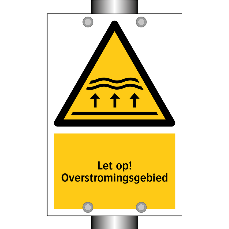 Let op! Overstromingsgebied