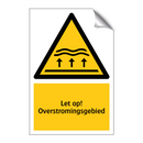 Let op! Overstromingsgebied