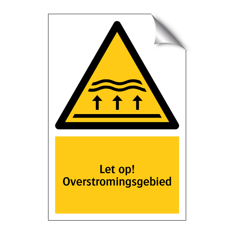 Let op! Overstromingsgebied