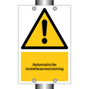 Automatische textielwasvoorziening