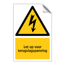 Let op voor terugslagspanning