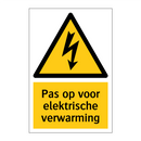 Pas op voor elektrische verwarming