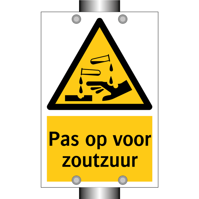 Pas op voor zoutzuur