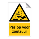 Pas op voor zoutzuur