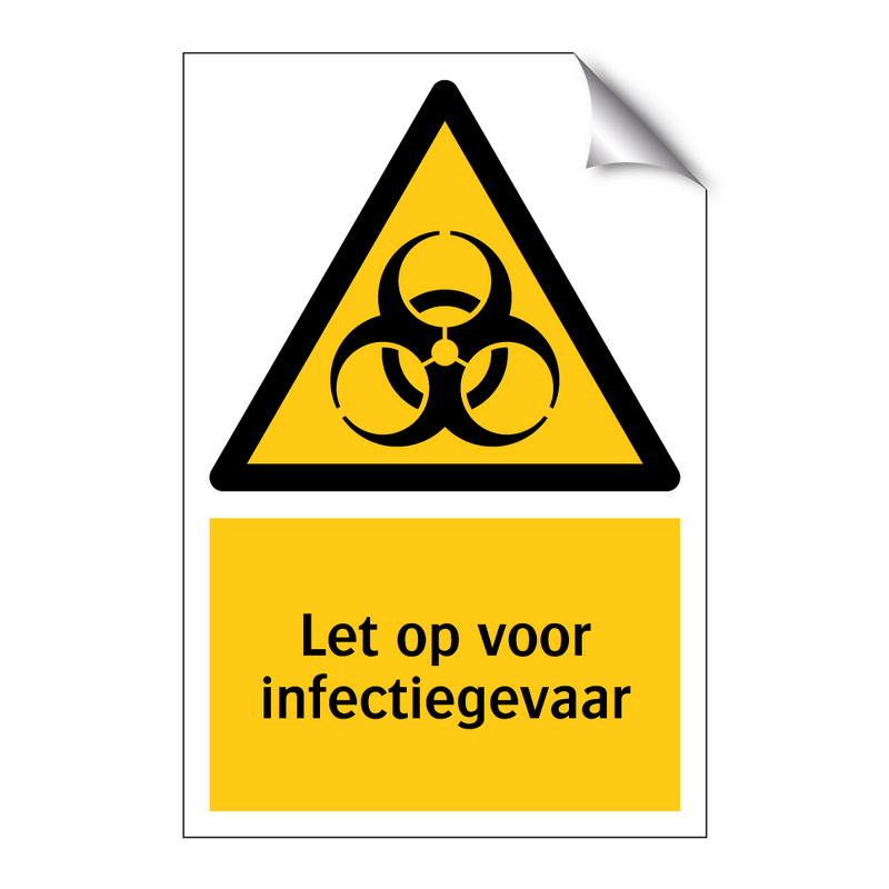 Let op voor infectiegevaar