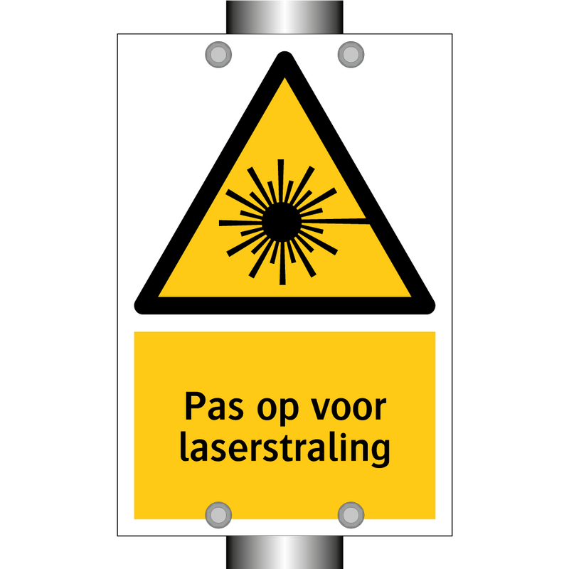 Pas op voor laserstraling