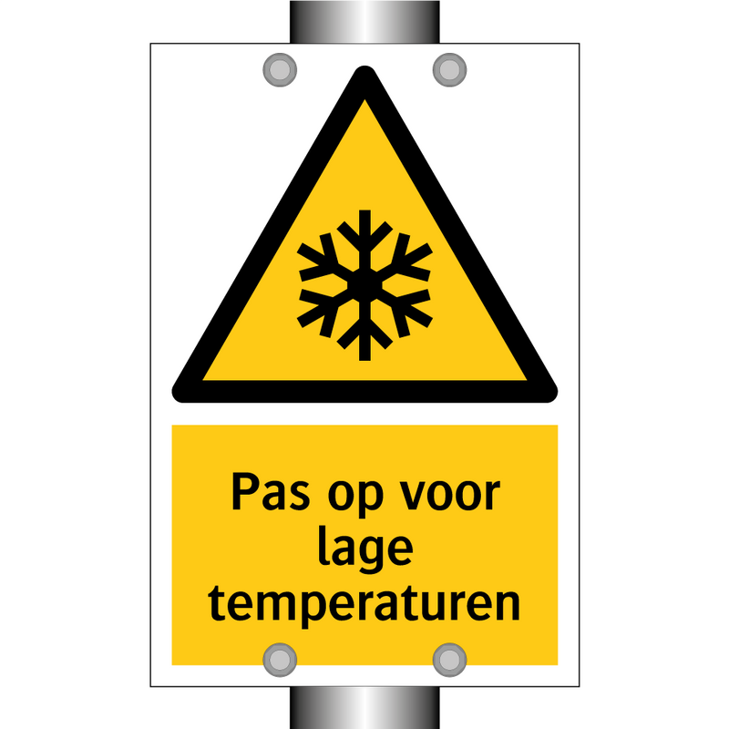 Pas op voor lage temperaturen