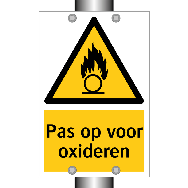 Pas op voor oxideren