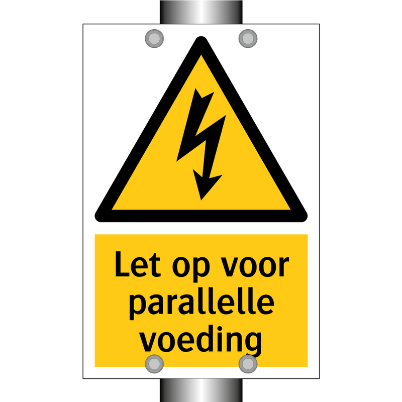 Let op voor parallelle voeding