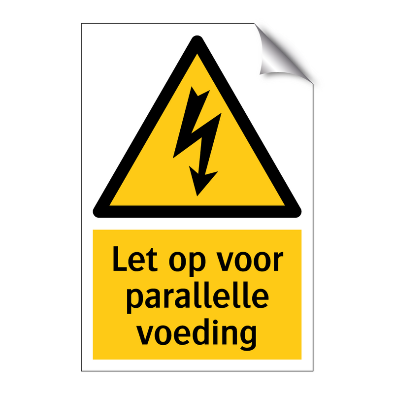 Let op voor parallelle voeding