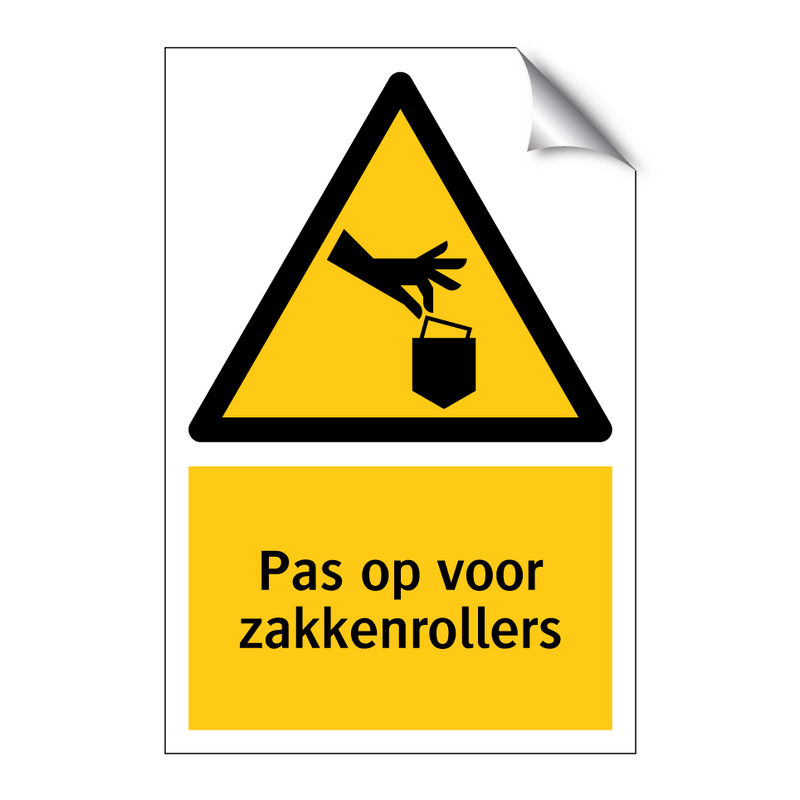 Pas op voor zakkenrollers