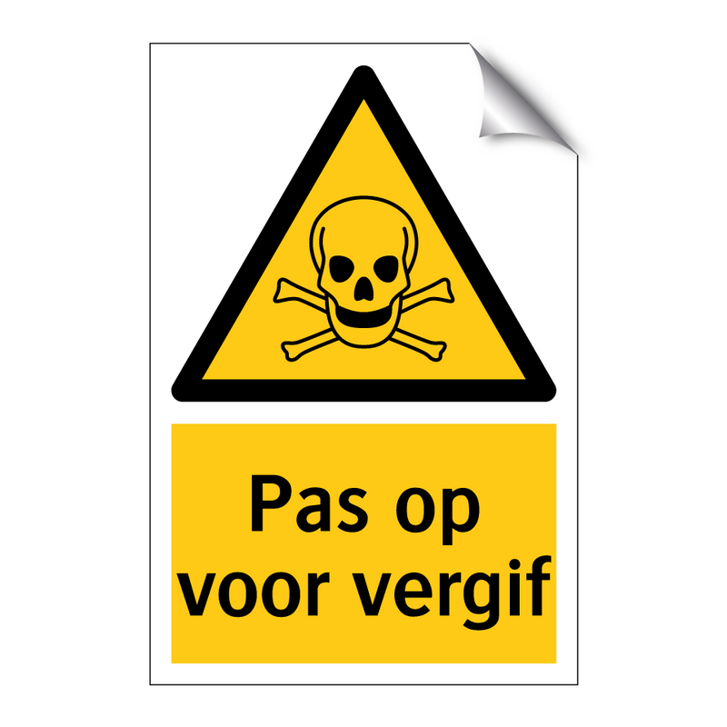 Pas op voor vergif