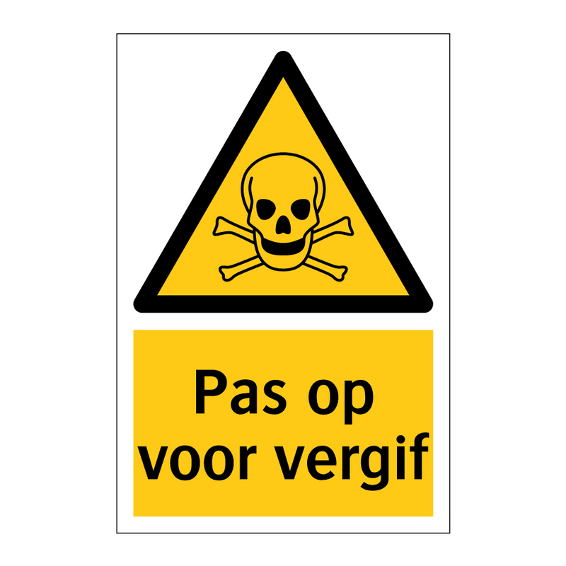 Pas op voor vergif
