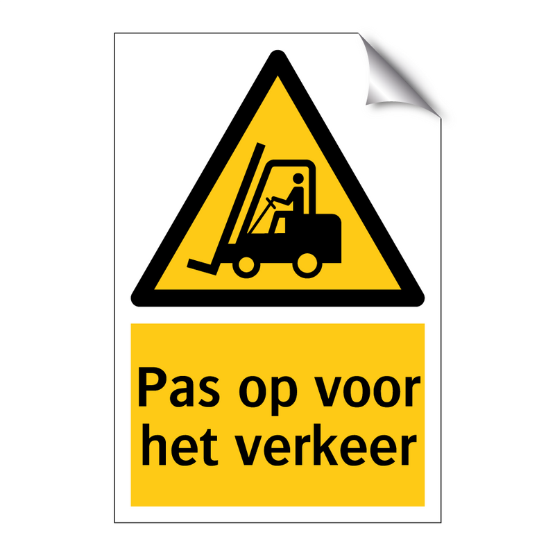 Pas op voor het verkeer