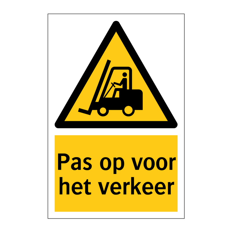 Pas op voor het verkeer
