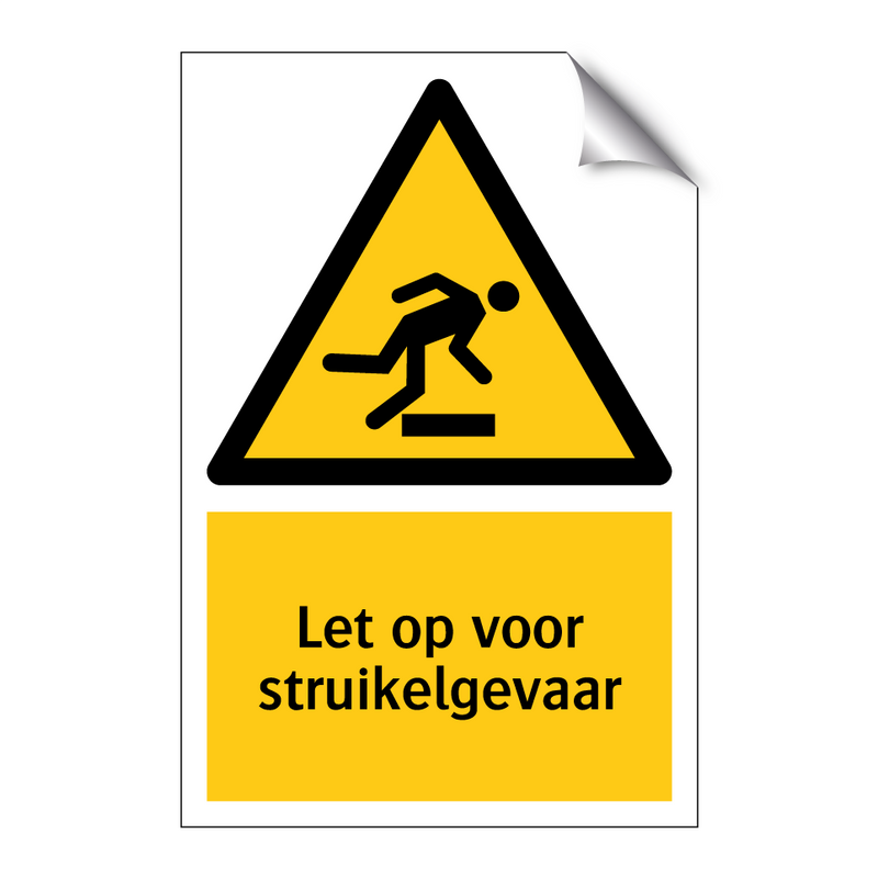 Let op voor struikelgevaar