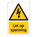 Let op spanning
