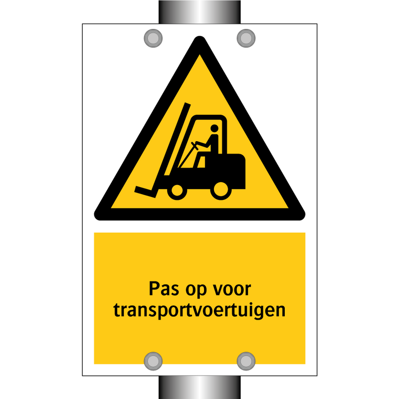Pas op voor transportvoertuigen