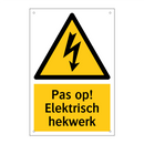 Pas op! Elektrisch hekwerk