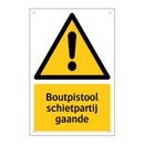 Boutpistool schietpartij gaande