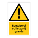 Boutpistool schietpartij gaande