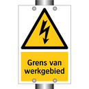 Grens van werkgebied
