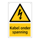 Kabel onder spanning
