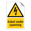 Kabel onder spanning